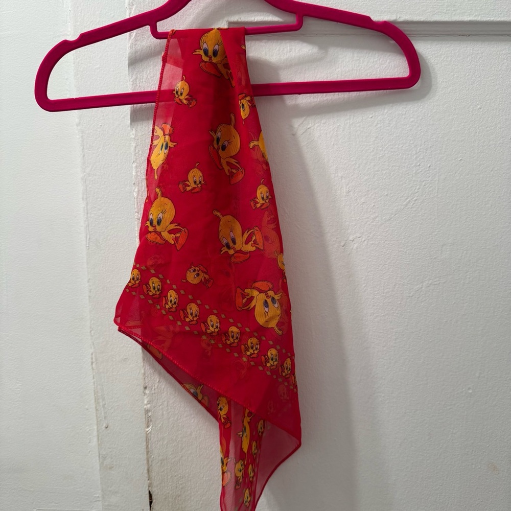 Red Cartoon Character Scarf